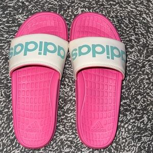 Women’s adidas slides, size 8